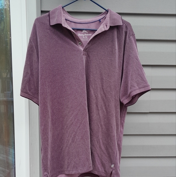 Tommy Bahama Mens XL Purple Polo Shirt Classic Style GUC - Picture 1 of 6
